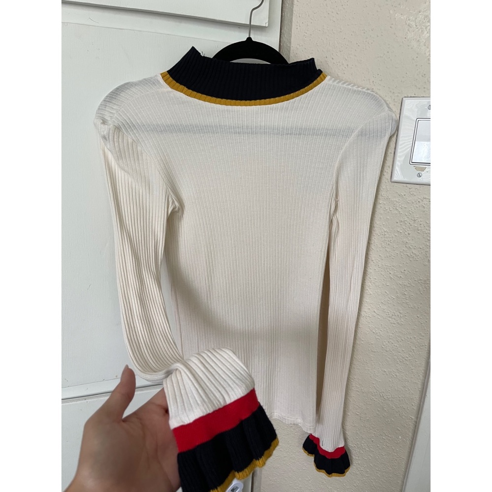 ZARA Mocked neck long sleeve top